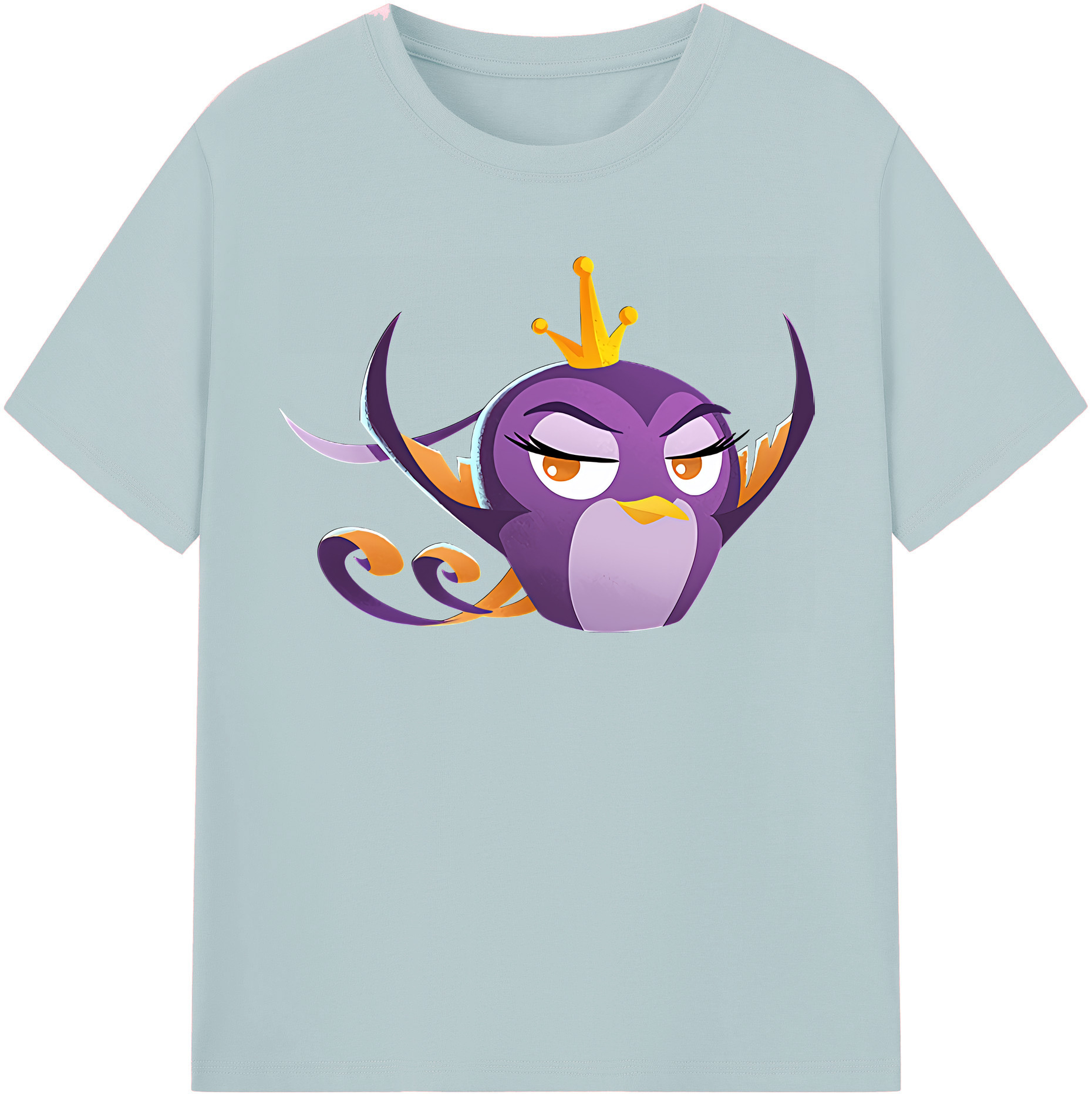 （画像用） Angry Birds アングリーバード 綿100％半袖Tシャツ（フロントプリント）